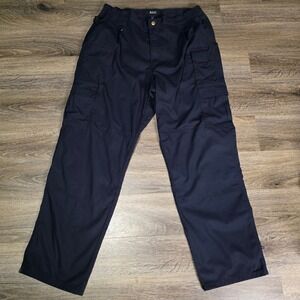 5.11 Tactical 38x32 Cargo Pants Mens Navy Blue Ripstop Utility Workwear